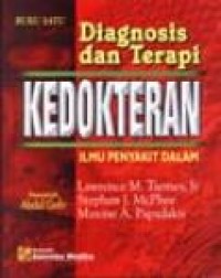 Diagnosis dan Terapi Kedokteran.Ilmu Penyakit Dalam